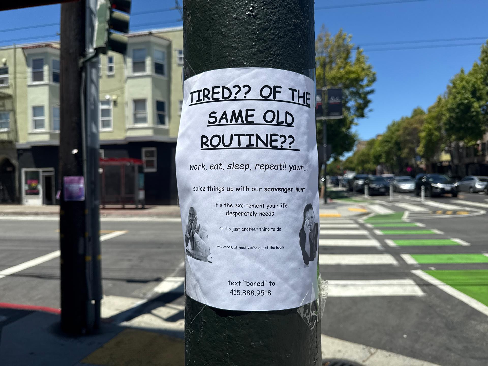 A flyer